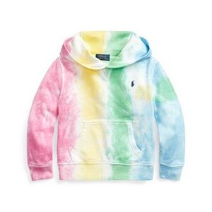 Ralph Lauren Kids Multicolor Tie-Dye Fleece Hoodie